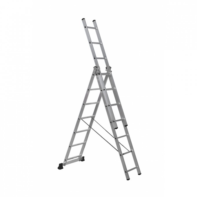 Алюминиевая трехсекционная лестница SCALA Sc 3007 1256923