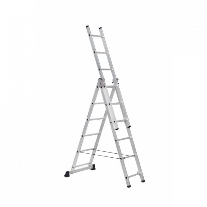 Алюминиевая трехсекционная лестница SCALA Sc 3006 1256927